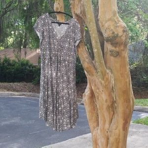 Torrid black and white dress 4x